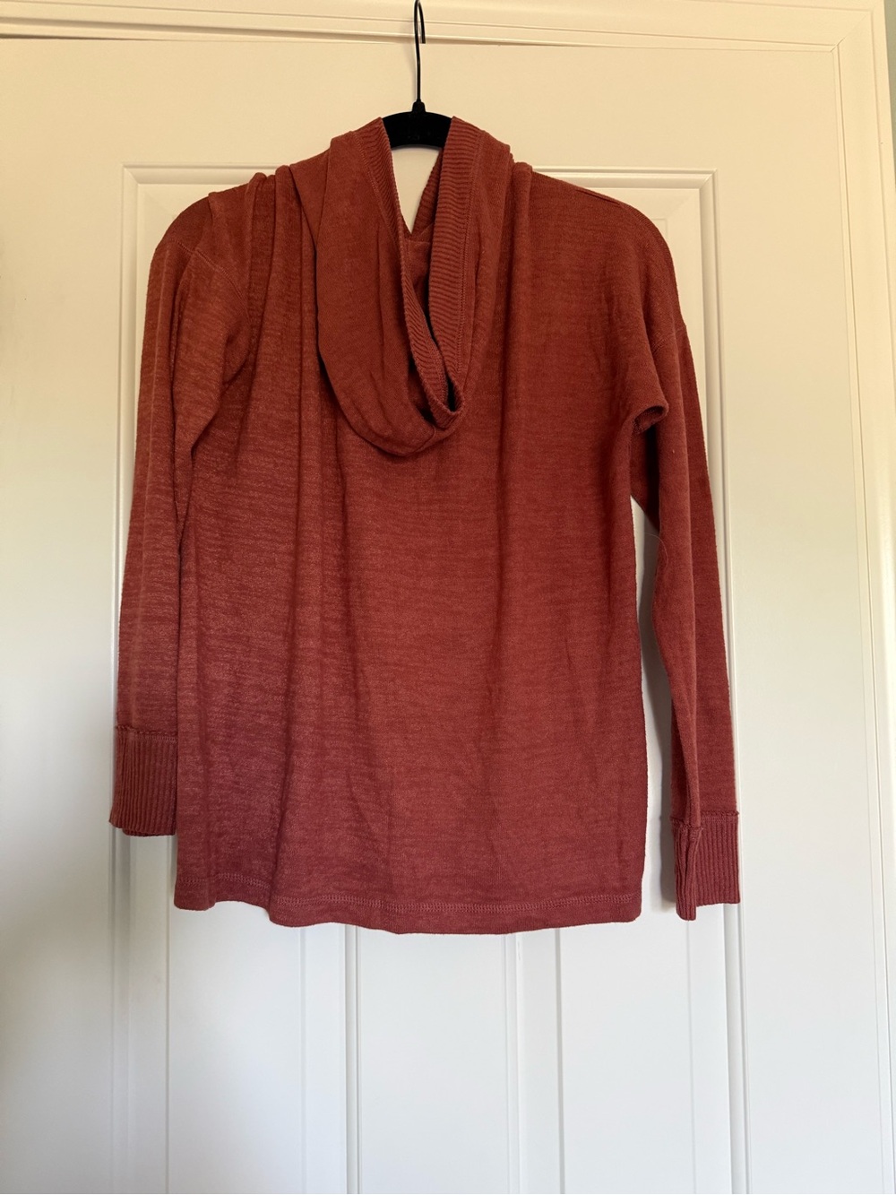 Abercrombie & Fitch Rust Hoodie Top - Picture 3 of 4